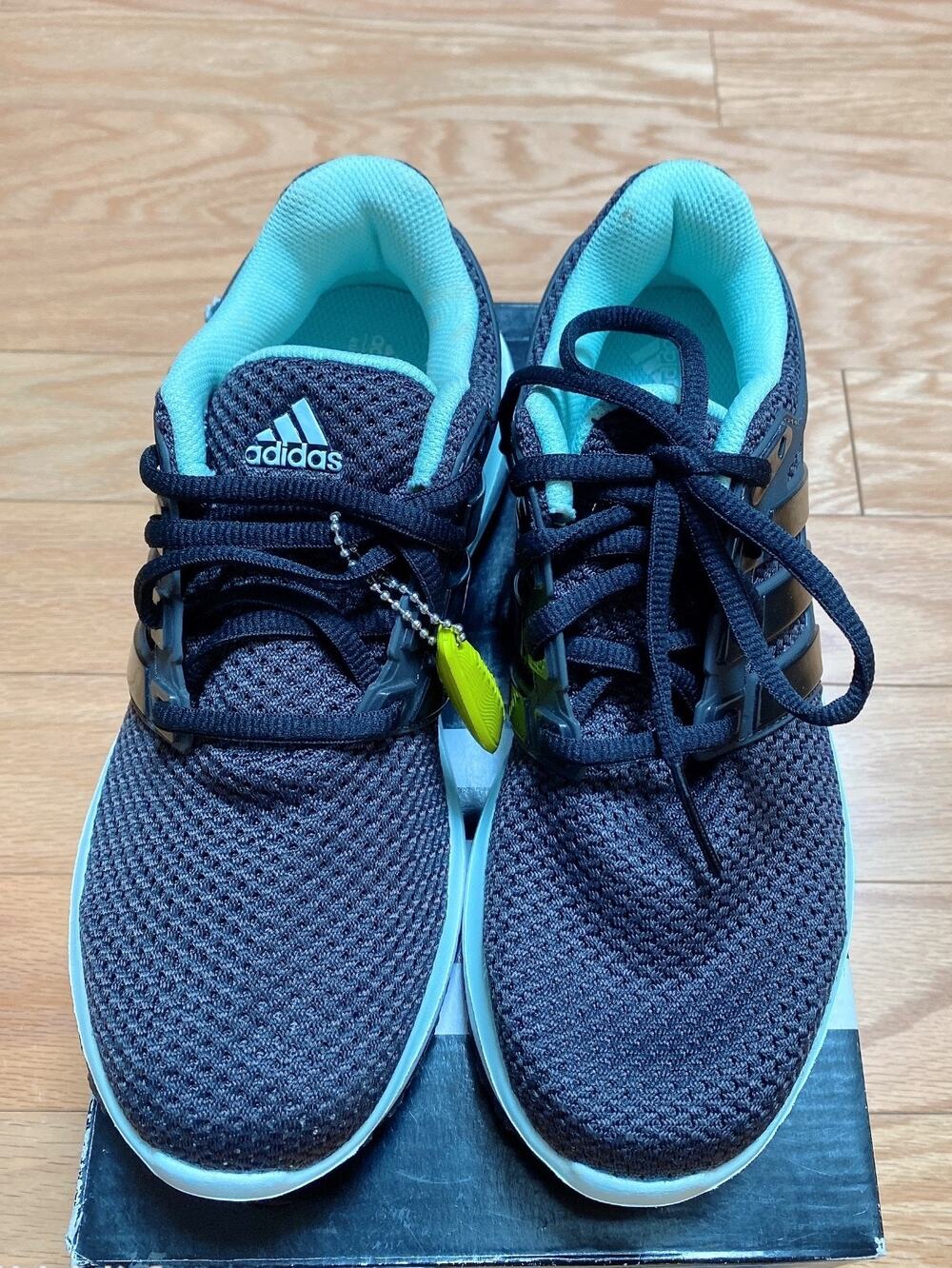 NIB Adidas Energy Cloud WTC W Women’s Running Shoes Navy Aqua Size 6.5
